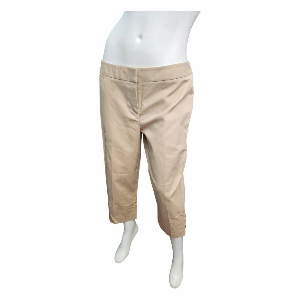 Rafaella Tan Capri Pants Womens Size 10 NEW TAGS - Picture 2 of 8